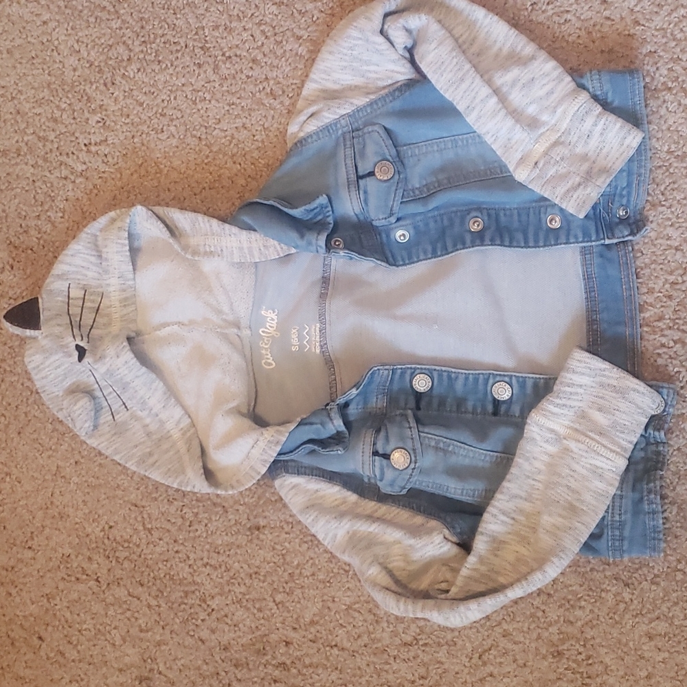 Cat and Jack girls jean jacket